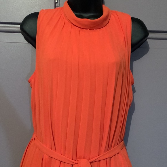 Orange Sunray Dress NWT - Picture 2 of 7